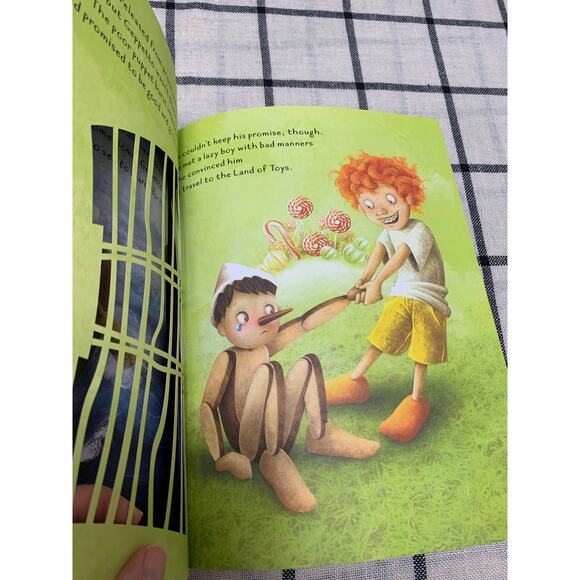 Pinocchio Hardcover Book ISBN No. 9781435168794 Children's Reading Story 26 Page - Picture 9 of 12